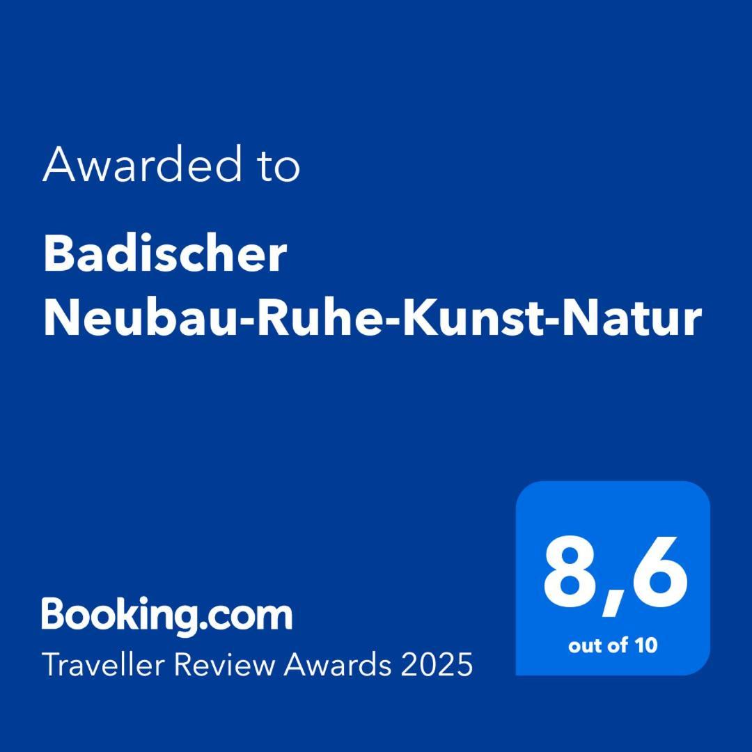 Badischer Neubau-Ruhe-Kunst-Natur Rheinau Exteriör bild